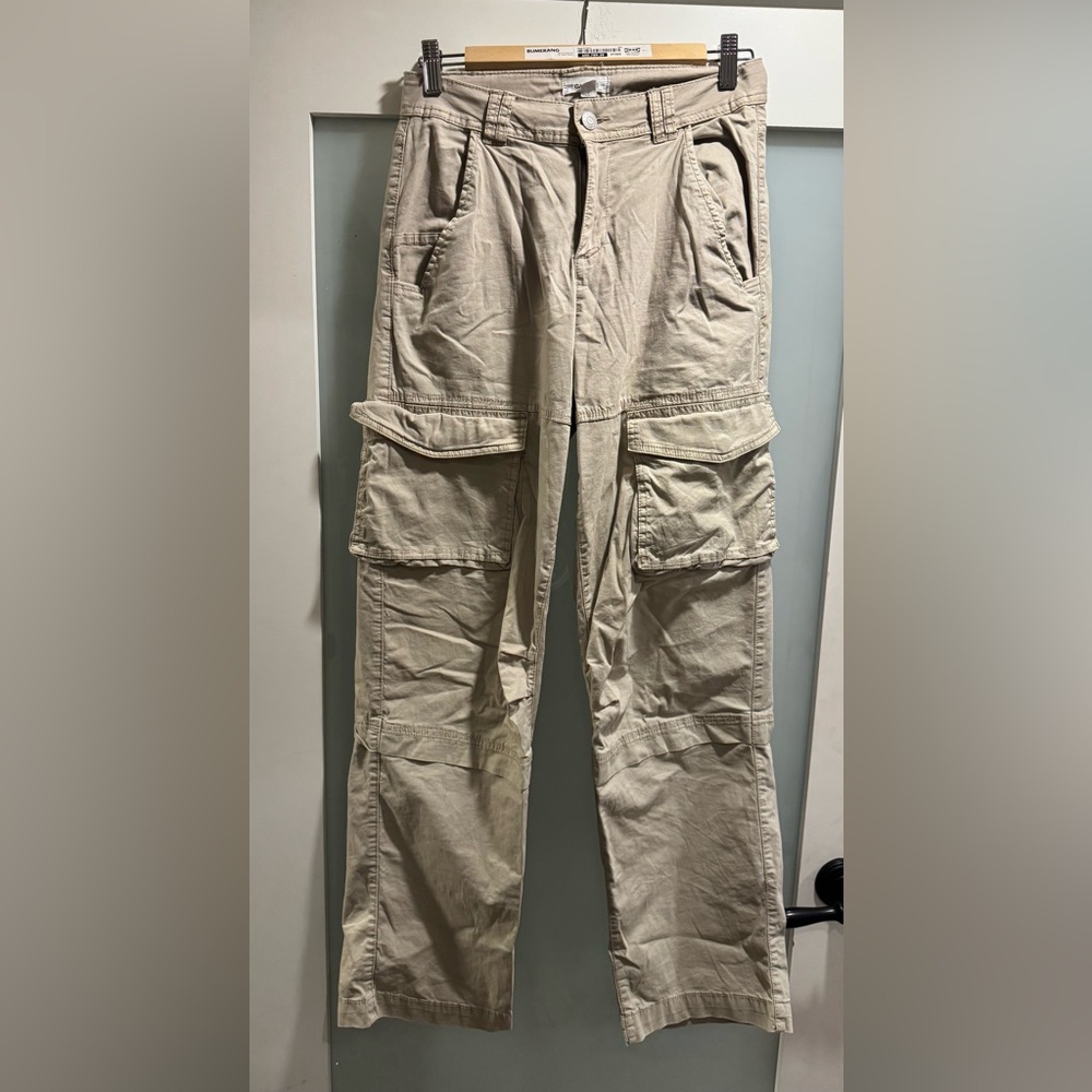 Garage Tan Cargo Pants Relaxed Fit